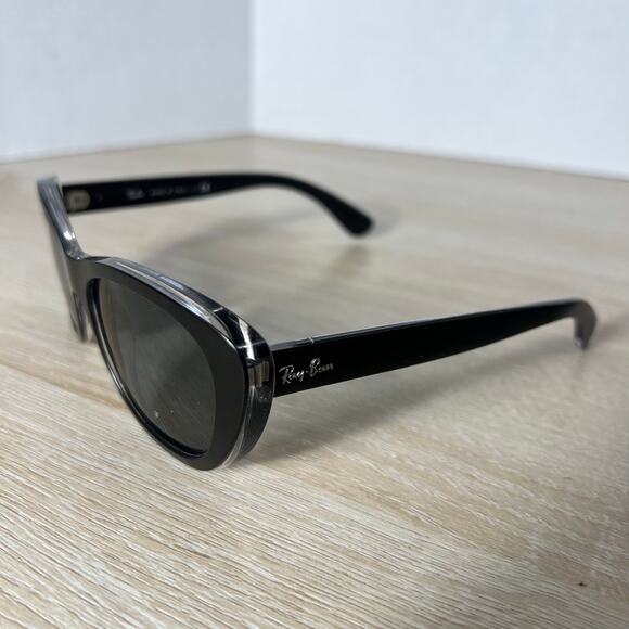 Ray-Ban RB4227 6052/8G Sunglasses Cat Eye Black FRAMES ONLY 55-17 main image 6